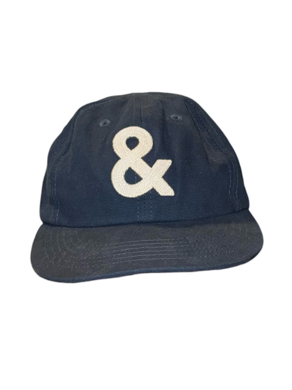 Unbranded Men's Navy Cap with White Ampersand